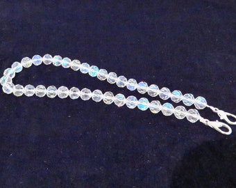 Pearl or Czech glass crystal handbag strap, bag handle, bag accessories