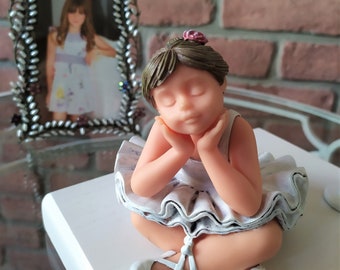 Porcelain Ballerina Table Lamp: Ballet Studio Decor, Nursery Gift