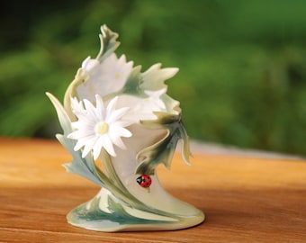 Vintage Franz Kathy Ireland Porcelain Tea Set: Peacock Splendor