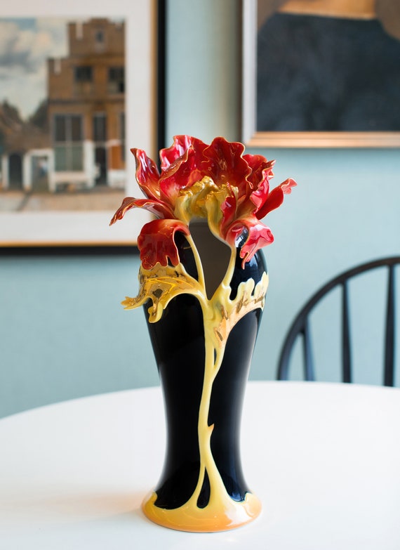 FRANZ コレクション 花瓶 フランツ コレクション お花模様の花瓶