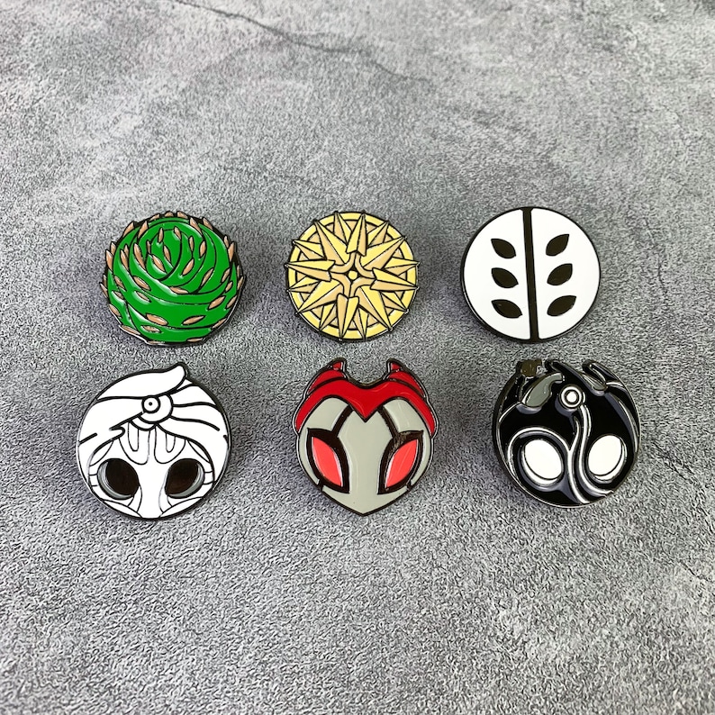 Hollow Knight Enamel Pins Game Jewelry Metal Brooch Cartoon Etsy