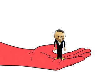 Miniature Mr Boss, Hand-Painted Collectible