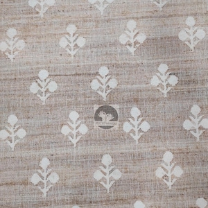 Tappeto Dhurrie in juta fatto a mano: Kilim avorio naturale, 5 x 8 piedi