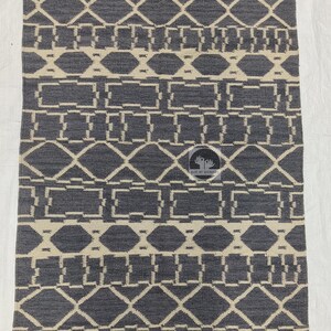 Modern Wool Dhurrie Rug Kilim Rug Handwoven Kilim Rug Modern Scandinavian Kilim Style Rug Wool Handwoven Rug Kilim Dhurrie Rug Unique Rug