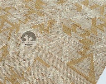 Hand Braided Jute Rug: Natural Fiber Dhurrie, 5x8 Contemporary Rug