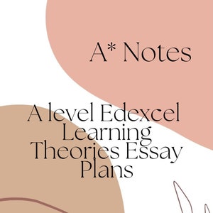 Lernmythorien Psychologisch Edexcel A Essay Plan