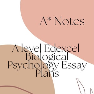 Biologisch-Psychologie Edexcel A Essay Plan