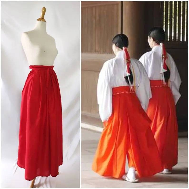 Pantalon large japonais style hakama Etsy France