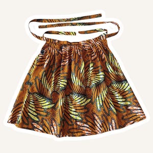 Wax skirt to tie