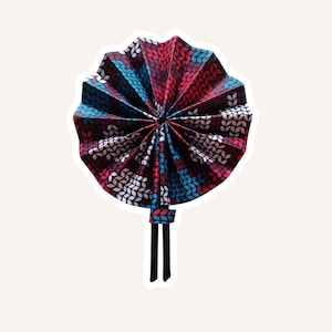 Wax fabric fan