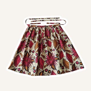 Wax skirt to tie
