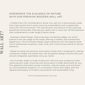 Japandi Quiet Branches Wooden Wall Art,japanese Wabisabi Interior ...