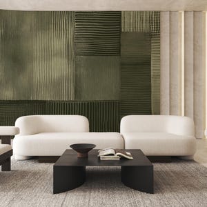 Mori Stripes Wallpaper,Japandi Style,Scandi,Japanese Design,Wall Decor,Peel&Stick,Mural Wallpapers,Minimalist,Decor,Interior Design,WabiSabi