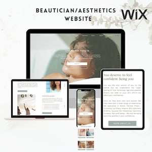 Aesthetic/Beauty Salon Wix Website Template