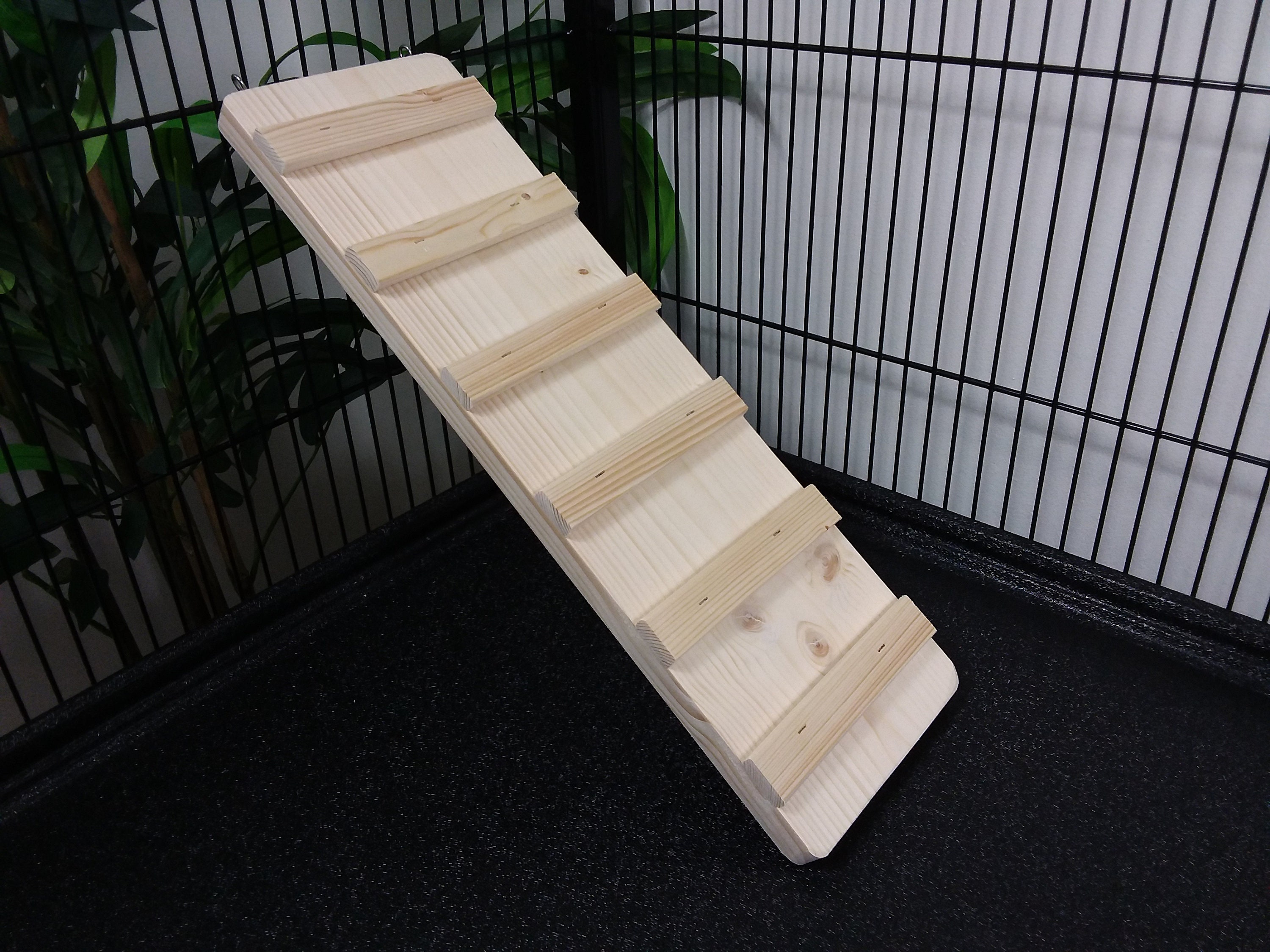 Rabbit Cage Ladder Ramp, Guinea Pig Ramp Animal Ramp, Pet Ramps, Cage