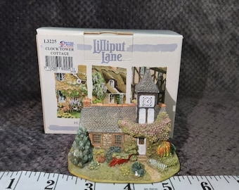 Lilliput Lane CLOCK TOWER COTTAGE 2009 Very #Rare *Combine postage*