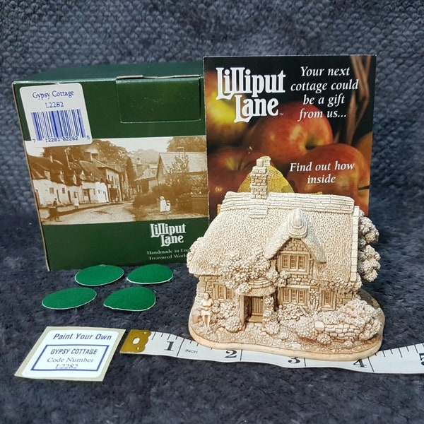 Lilliput Lane GYPSY COTTAGE 1999 *Paint Your Own* #RARE Brand New