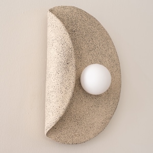 Wabi Sabi Handmade Ceramic Wall Sconces, Bedroom Special Wall Lamp, Modern Home Gift