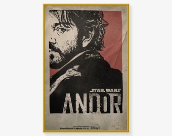 Póster de Andor, impresión de póster de Andor, póster de película, póster de arte en lienzo, impresión de imagen de arte de pared, carteles de decoración de dormitorio familiar moderno