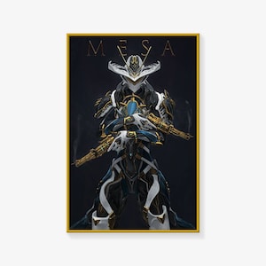 Warframe Poster, Canvas Poster, Poster Print, Canvas Art Poster Wall Art Foto Print Moderne Familie slaapkamer Decor Posters
