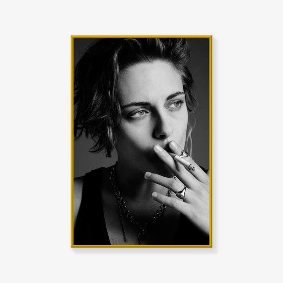 Kristen Stewart Canvas Poster - Moderne Esthetische Kunst Voor Slaapkamer En Woonkamer | 60x90 Cm Zonder Frame
