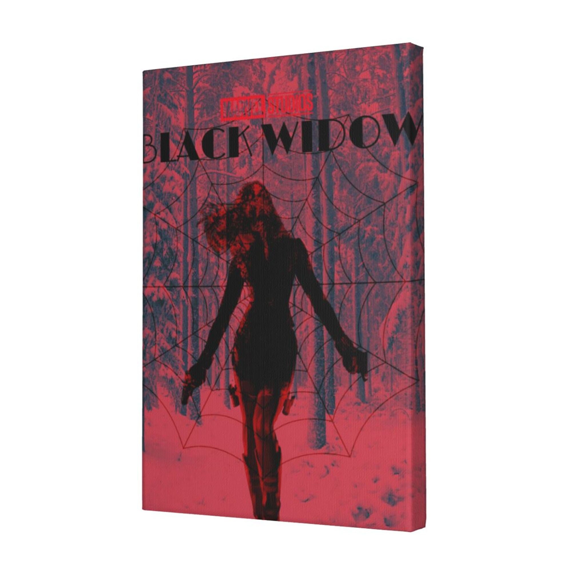 Black Widow Poster, Black Widow Poster Print, Movie Poster, Canvas Art ...