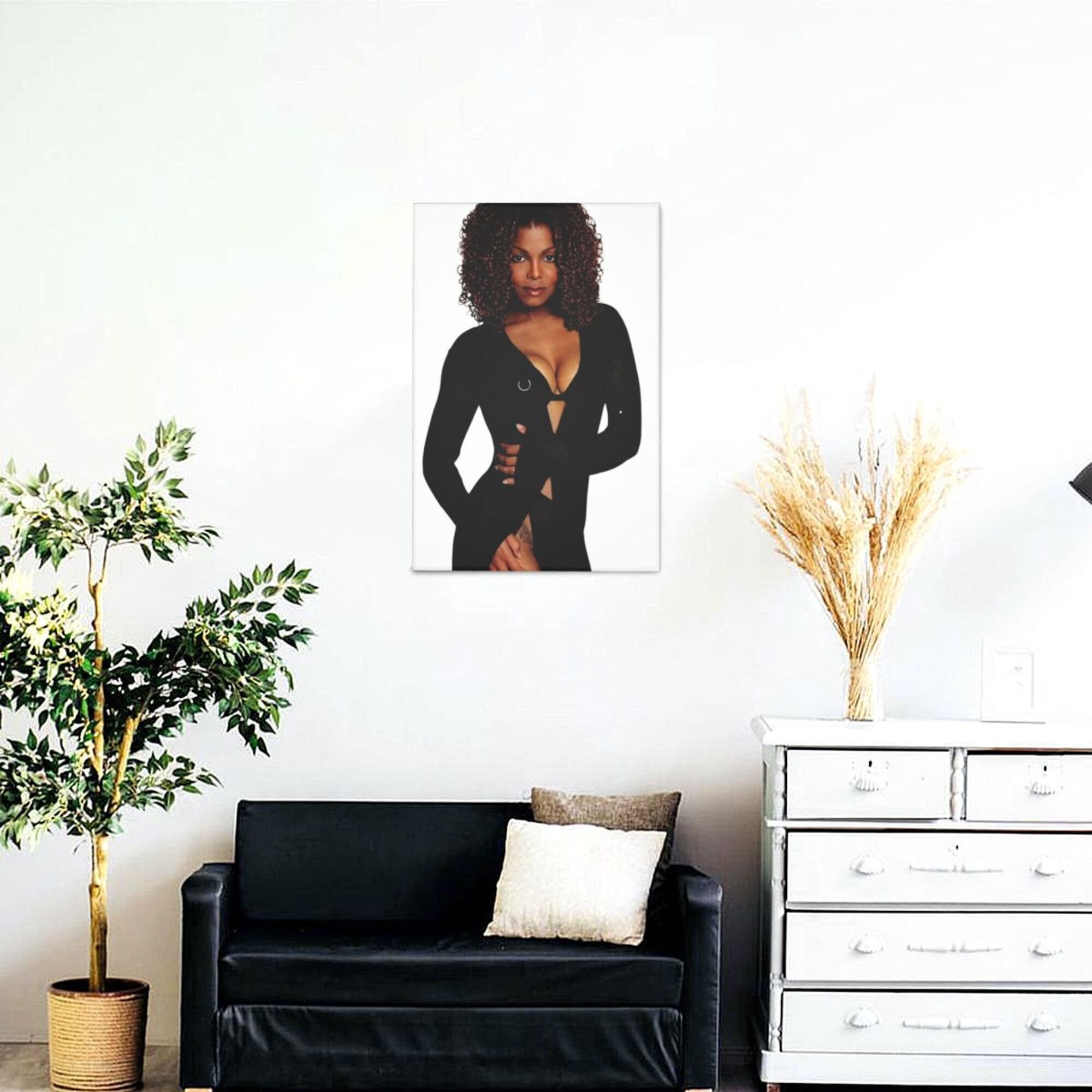 Janet Jackson Poster, Musc Poster Prnt, Snger Poster, Canvas Art