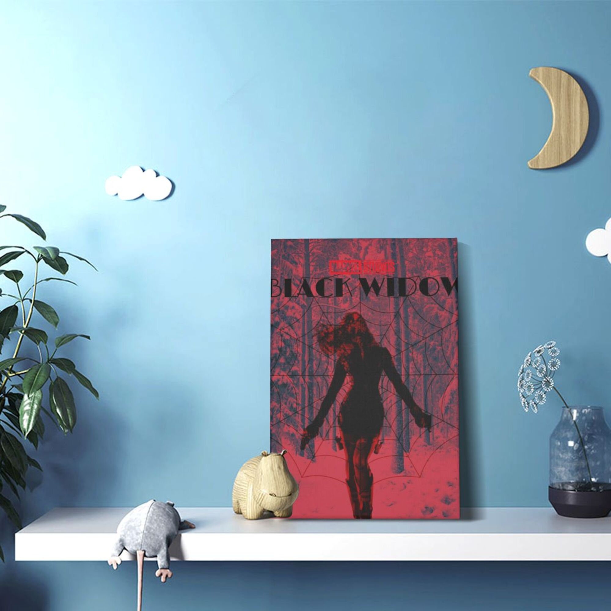 Black Widow Poster, Black Widow Poster Print, Movie Poster, Canvas Art ...