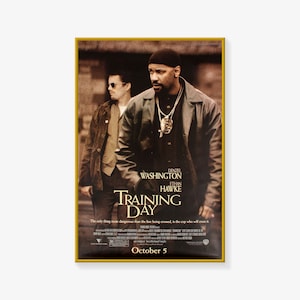 Poster del Training Day, poster del film, stampa del poster del Training Day, poster su tela, stampa artistica da parete, poster per la decorazione della camera da letto della famiglia moderna