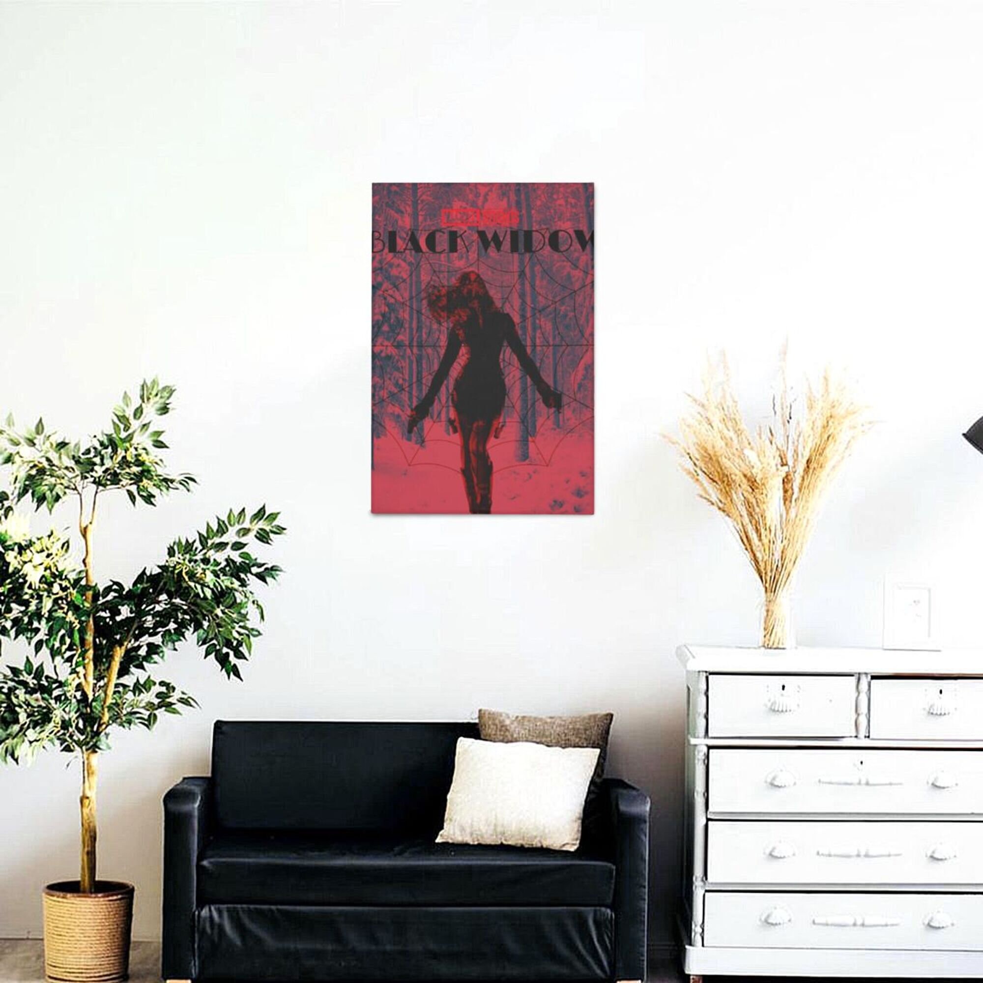 Black Widow Poster, Black Widow Poster Print, Movie Poster, Canvas Art ...