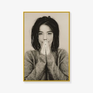 Bjork Poster, Music Poster Print, Singer Poster, Canvas Art Poster Wall Art Picture Print Modern Family bedroom Decor Posters