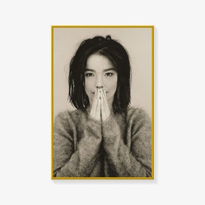 Bjork Poster, Music Poster Print, Singer Poster, Canvas Art Poster Wall Art Picture Print Modern Family bedroom Decor Posters