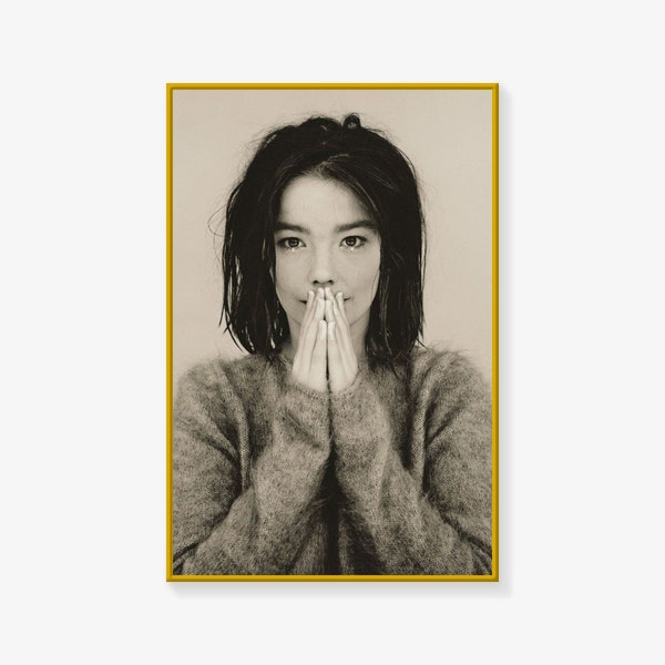 Bjork Poster, Muziek Poster Print, Singer Poster, Canvas Art Poster Wall Art Picture Print Moderne Familie slaapkamer Decor Posters