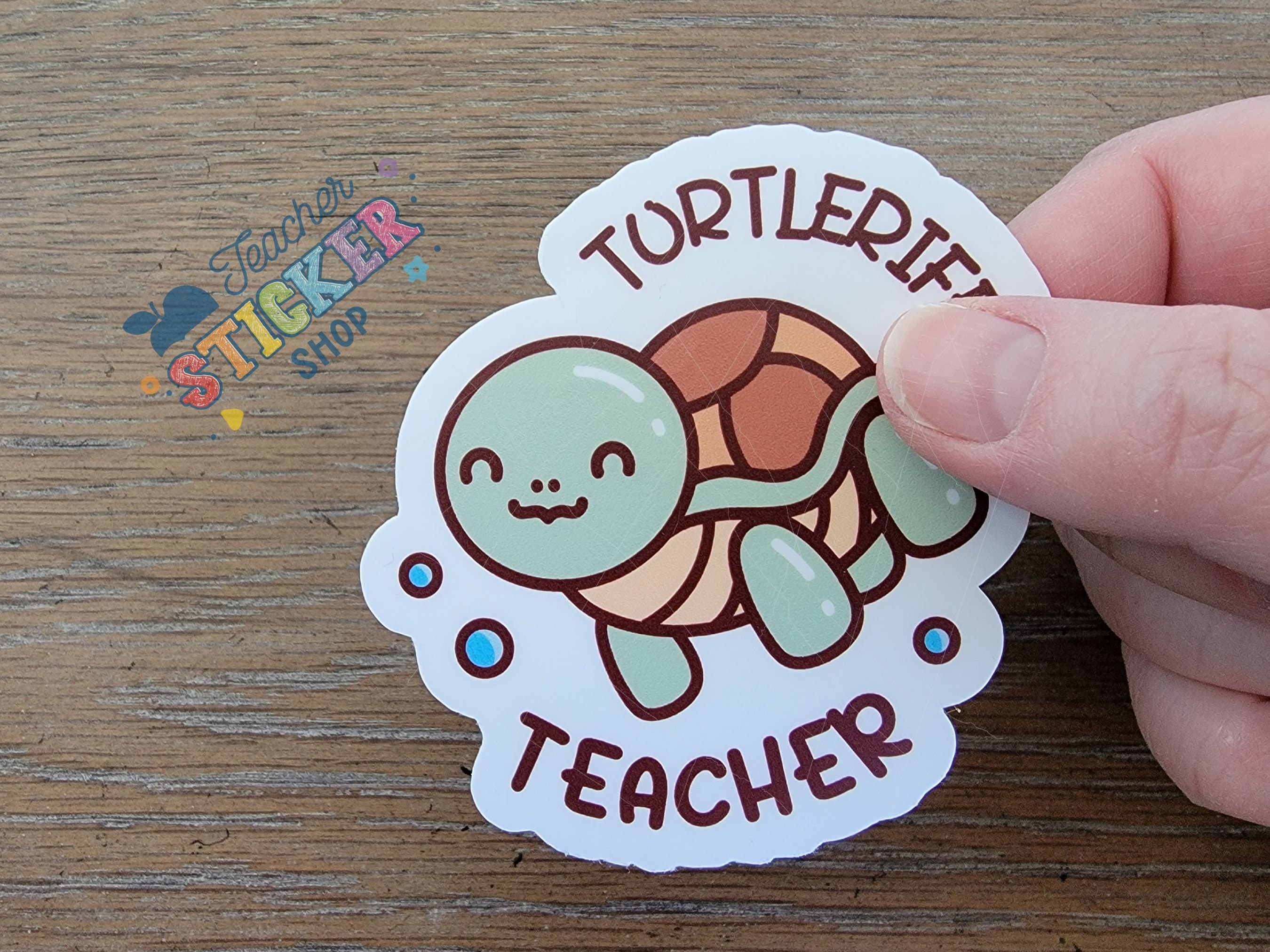 Happy Teacher Sticker – A Touch of Whimsy Designs