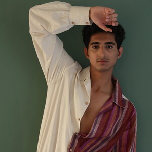khadi cotton shirt for men mix colors image 4