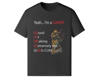 GAMER meme Shirt Halo Master Chief Funny Shirt
