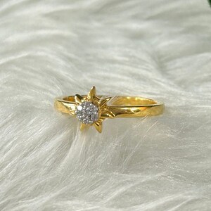 Tangled Rapunzel Ring Diamond Ring Princess Rapunzel Magic Sunflower