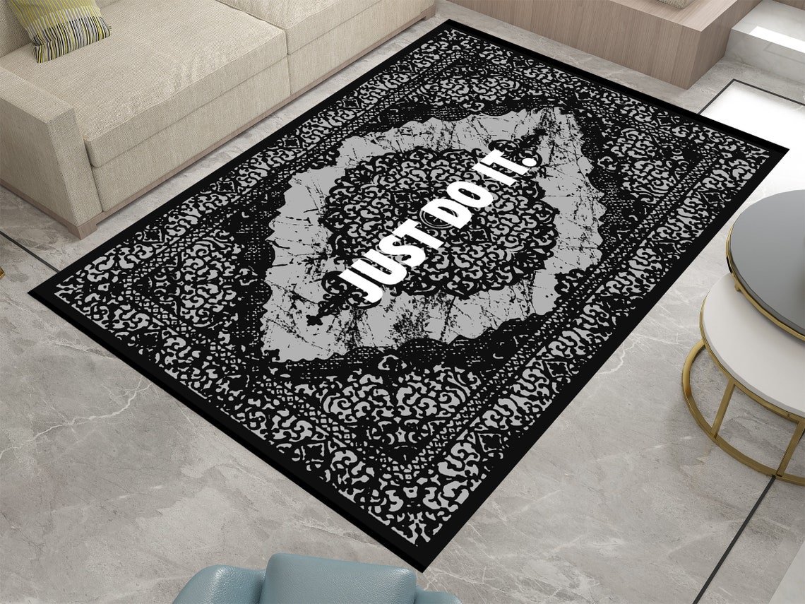 Just Do It Air Jordan Carpet Snekares Carpet Personalized Etsy
