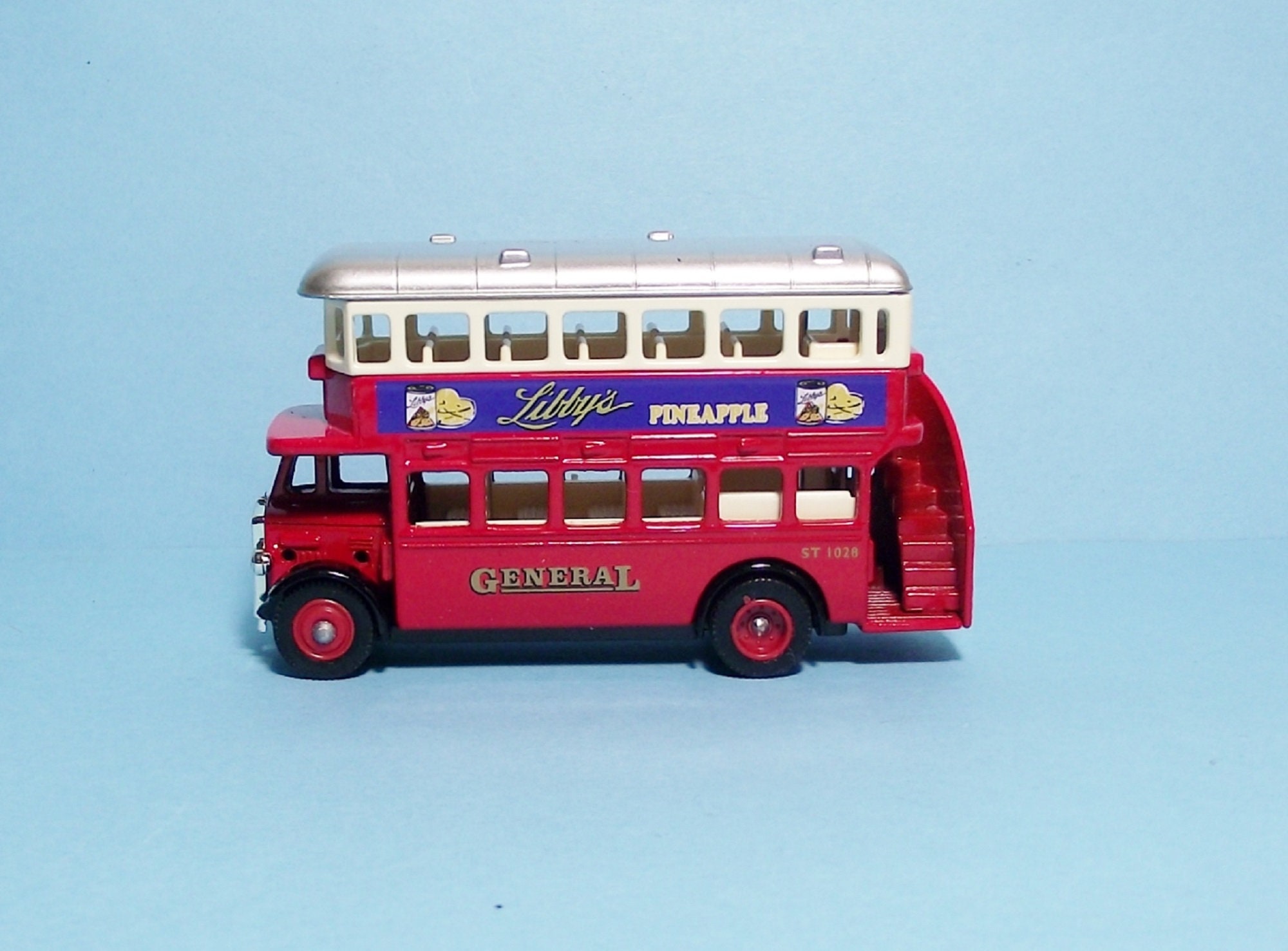 Vintage Lledo London Double Decker Bus Made in England Days Gone Die Cast 
