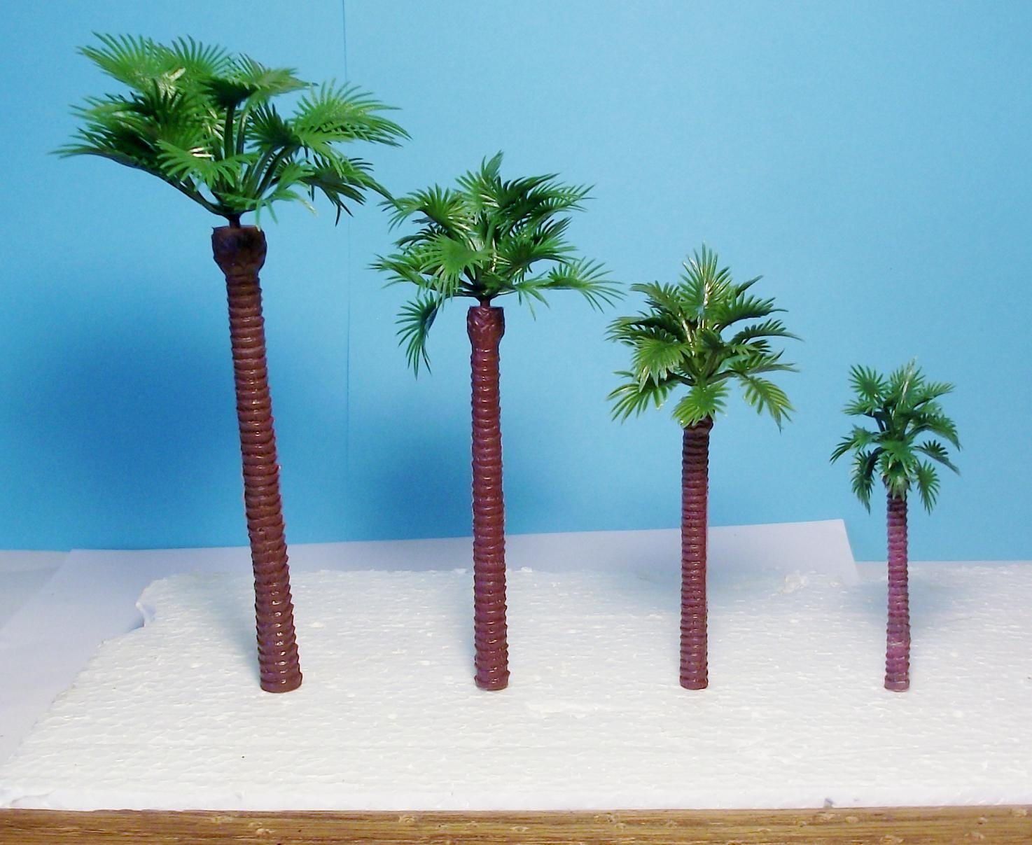ジオラマ 1/64 【Palm Tree】 1/64 Diorama Palm Trees Artificial Coconut Plants Indoor