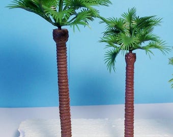 ジオラマ 1/64 【Palm Tree】 15 Pcs Tropical Palm Model Tree Mini Z Scale Train Sets