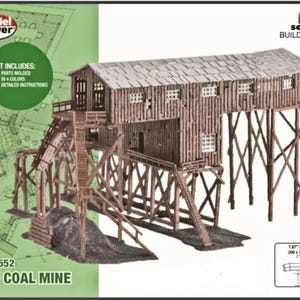 Model Power 1552 Plastikbausatz der alten Zeche in 4 Farben