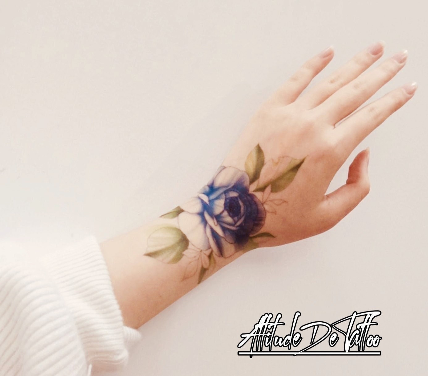 Micro camellia flower tattoo  Tattoogridnet