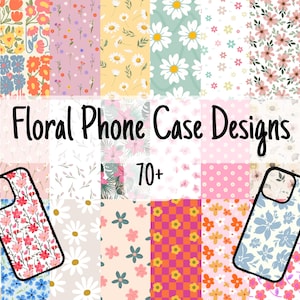 70+ Floral Phone Case Sublimation Design Bundle, Phone Case Sublimation Design, Phone Case Designs, Phone Case Bundle, Sublimation,