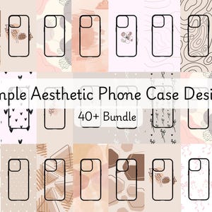 40+ Simple Aesthetic Phone Case Sublimation Design Bundle, Phone Case Sublimation Design, Phone Case Designs, Phone Case Bundle, Sublimation