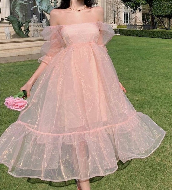 Fairy Prom Dresshomecoming Princess Pink Dressfairytale - Etsy