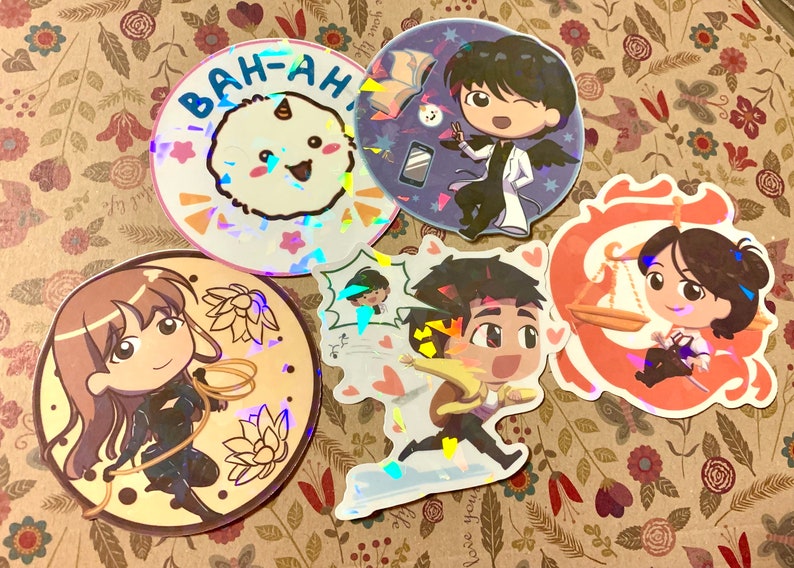 ORV 3in Clear Holographic Stickers Pack - Etsy