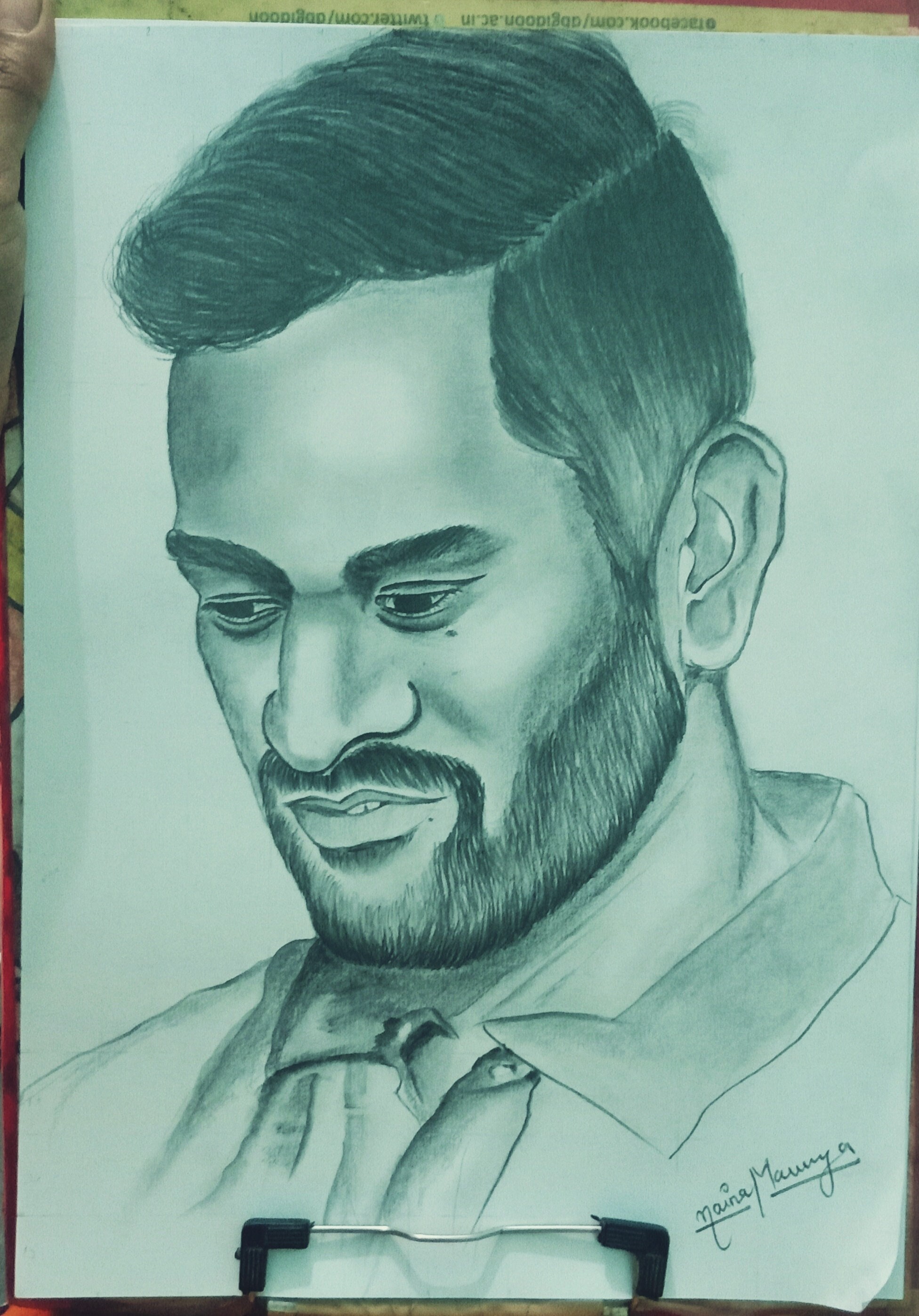 MS Dhoni sketch  Galleristin