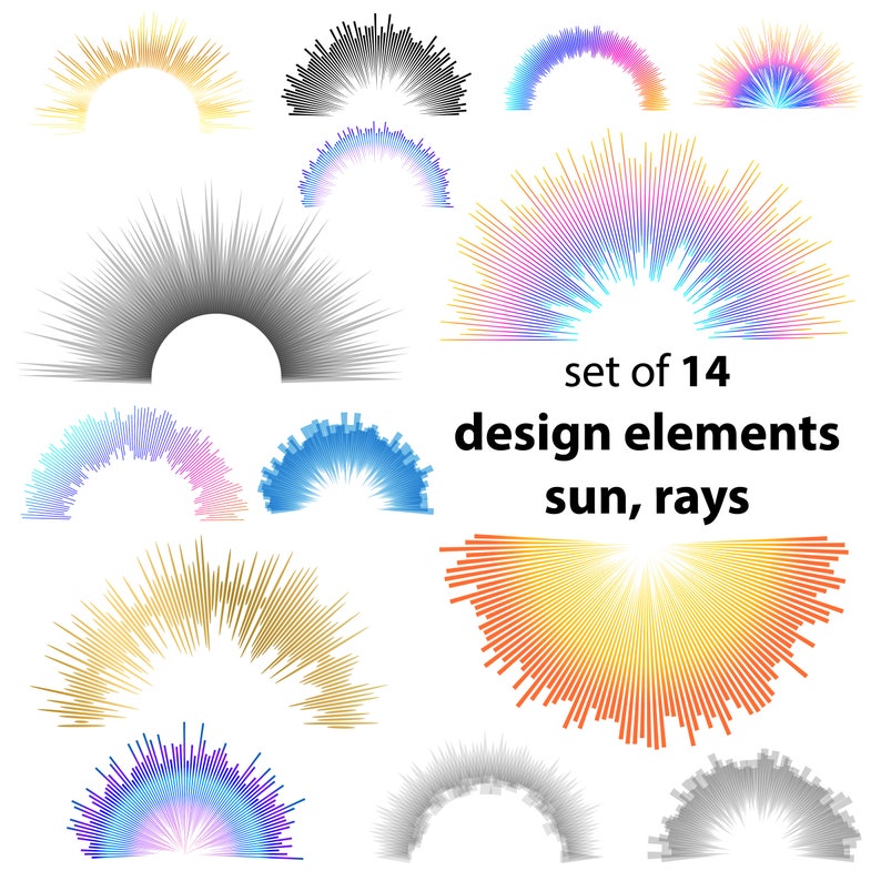 Rays in a Circle Design Element. Circle Name Frame. EPS, SVG. Sun ...