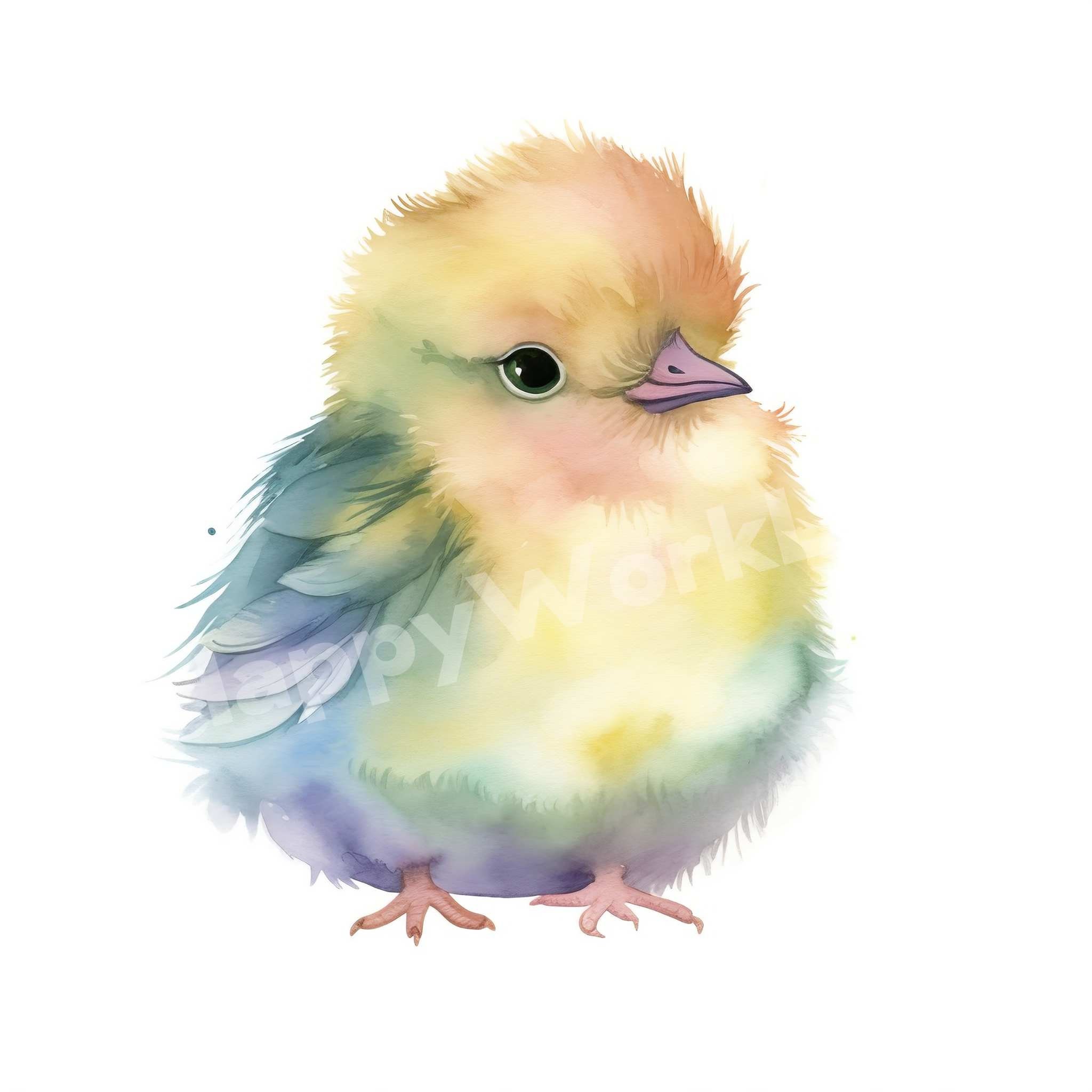 Set of 10 Cute Baby Bird Clipart High Quality Jpgs Clipart Birds Small